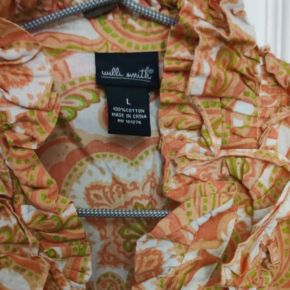 Paisley Ruffle Blouse - Picture 2 of 3